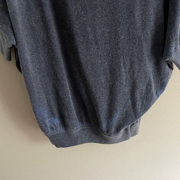Moth Anthropologie S Blue Tie Dye Alpaca Blend Slouchy Dolman Cowlneck Sweater - Picture 3 of 10